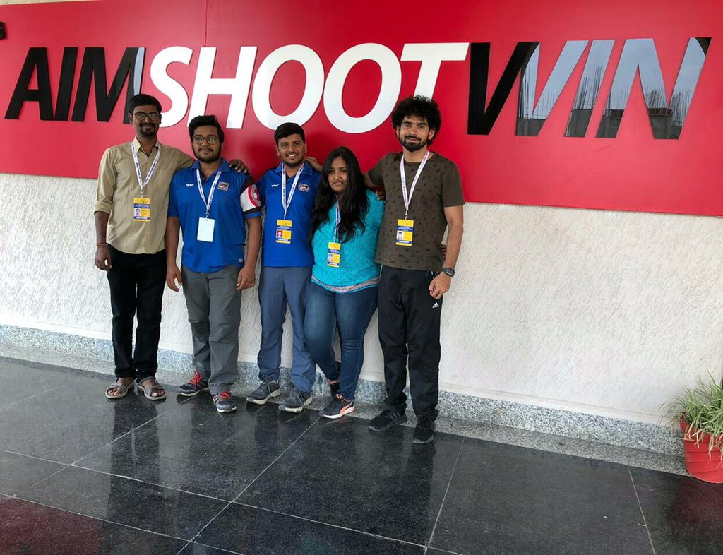 LakshyaShooting's tweet photo. All the very best to #LakshyaShooting Coaches #RameshMali, #OnkarPatekar, #PratikDeshmukh, #SmitaKamble and #TejasKarle for a successful completion of the #ISSF Academy "D" Course for Coaches being conducted at the #ISSF Accredited Training Centre of MP State Shooting Academy. https://t.co/wYp8m7r9iJ