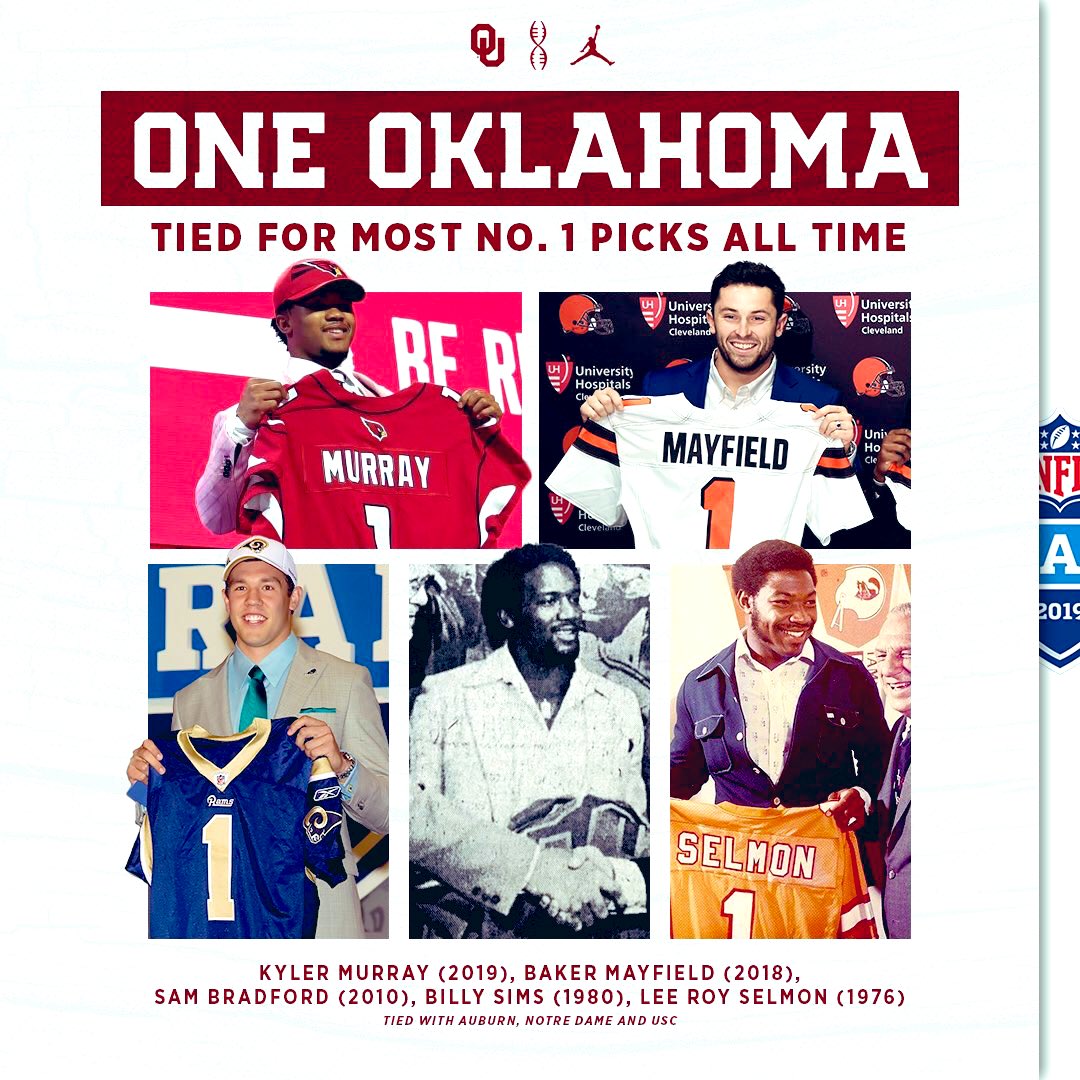 AnnieHanson_'s tweet photo. Recruits, pick @OU_Football & they’ll pick you! 👀
#FirstPickU https://t.co/FzrOEI2zTN