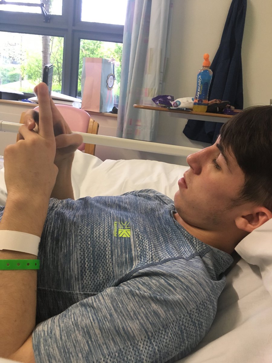 Arrived in rehab, his fingers are working fine 💙💙💙💙💙💙💙💙💙💙