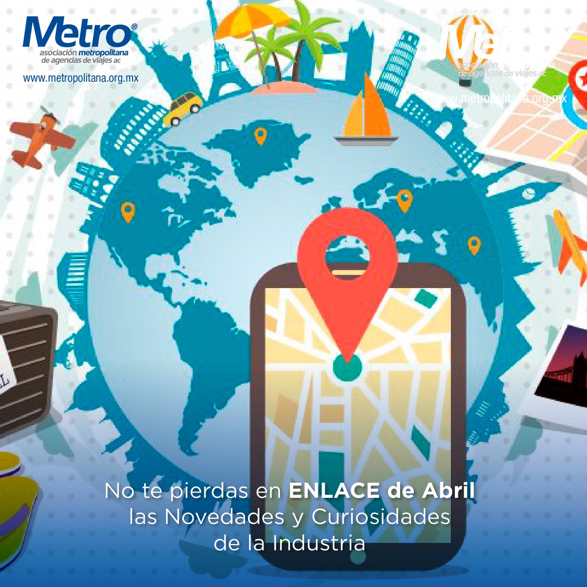 AsociacionMetro's tweet photo. #conoce todas las #novedades y #curiosidades de la #industria #turistica en la #revista #enlance de #abril!
https://t.co/nEDAQ05G1O https://t.co/HmWAgMRWKx