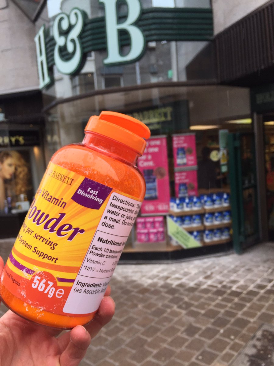 (1/2) Really disappointed in @holland_barrett today. Spent over 30 quid on what looked like a good quality container of Vitamin C. Used once and the whole pot exploded leaving the supplement powder all over my bag and also leaving me with no product. Not even apology.