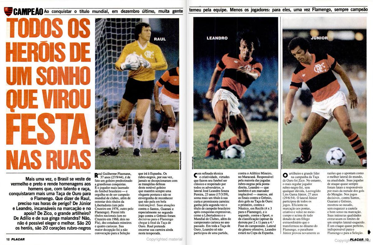 flahistoria's tweet photo. Abril 1982 #flahistoria 🏆🔴⚫
[🗞 Revista Placar | no. 623]

Todos os heróis de um sonho que virou FESTA nas ruas

#GRExFLA #Br82 https://t.co/aOxAV8IV12