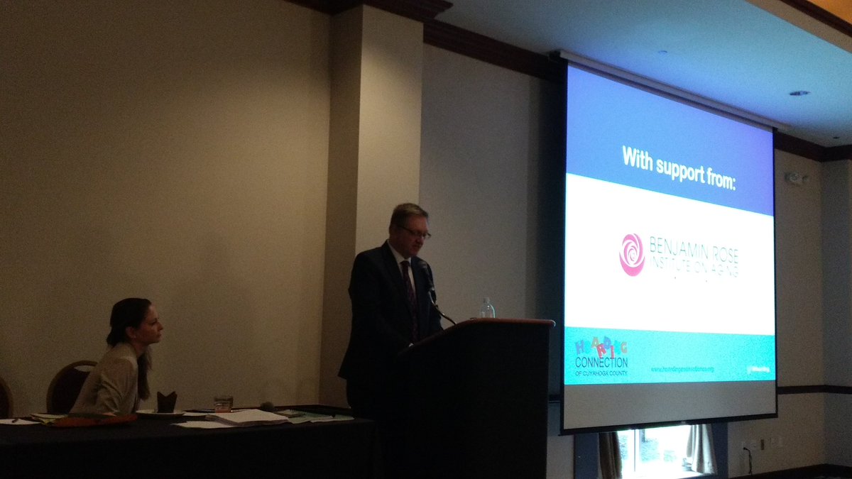 HoardingConnect's tweet photo. Scott Osiecki of @ADAMHSBoardCC welcomes registrants to start the 7th annual conference of the #Hoarding Connection https://t.co/IiyuCgZDe0
