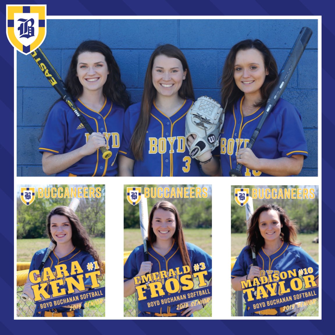 SENIOR NIGHT 🚨💙 Tonight, in-between games, we will honor and recognize our Softball Seniors! 🥎⚔️💙 First game starts at 4:30 pm. #doubleheader #seniornight @BBS_Softball @BBSHighSchool @BoydBuchanan @BBSBucs #ALLINBUCS