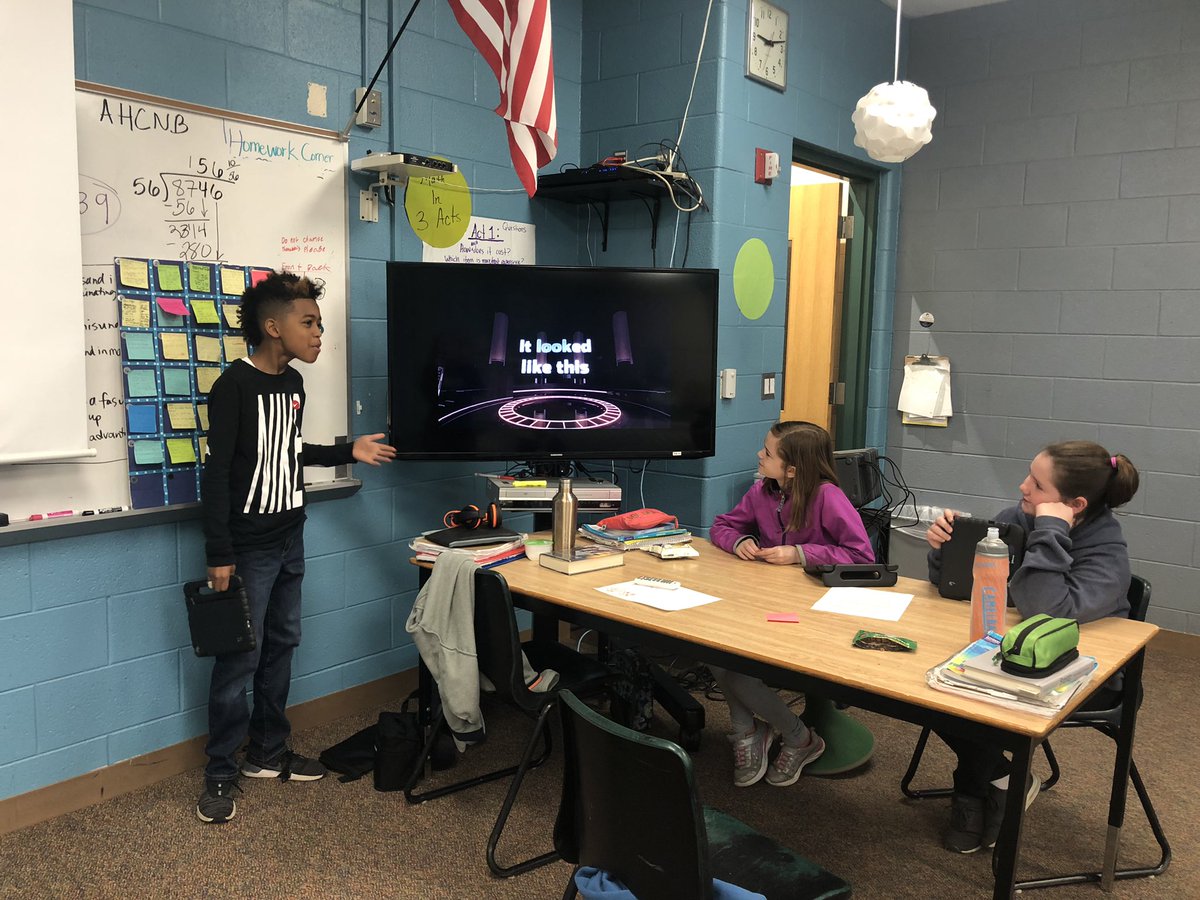 CloudUpdate17's tweet photo. Today’s wonder presentations: The impact of concussions, mining, how flowers get their color 🌸 , and how ⚽️ got started #motivatedandselfdirected https://t.co/C4ZC164suM