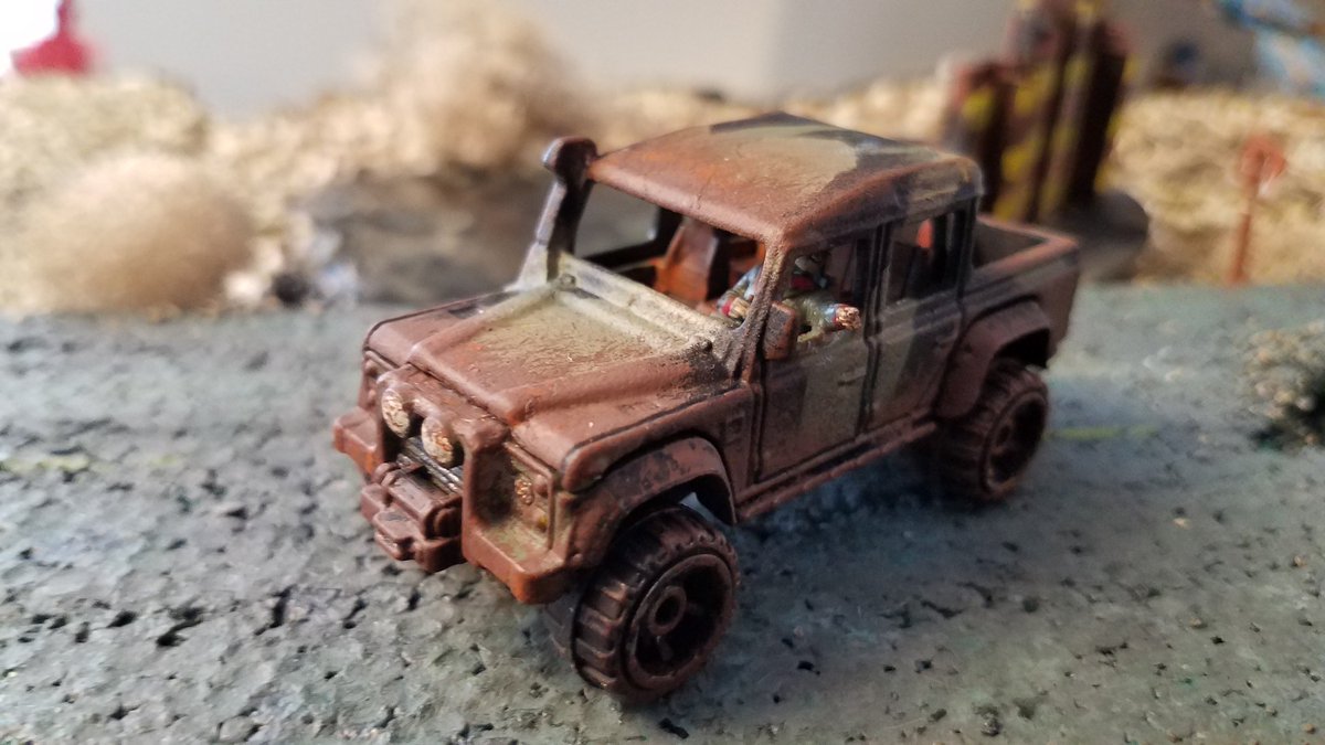 docdoubt's tweet image. Excited to share the latest addition to my #etsy shop: Hot Wheels 20mm Military Jeep with magnetic hardpoints for Gaslands &amp;amp; Car Wards etsy.me/2W9Bajc #toys #sdpcreate