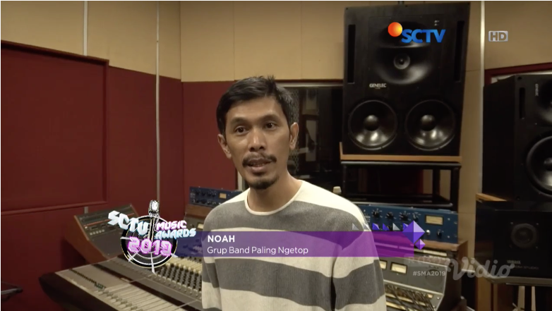 SCTV's tweet photo. Selamat kepada @NOAH_ID yang berhasil membawa pulang penghargaan grup band paling ngetop  #SCTVMusicAwards2019 #SMA2019.. https://t.co/pDCDwfMtnn