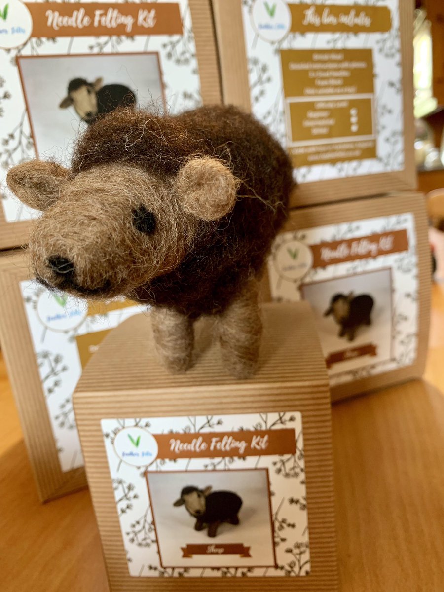 Featherfelts's tweet image. Hello Mr 🐑 

#featherfelts #feltingkit #sheep #yorkshire
