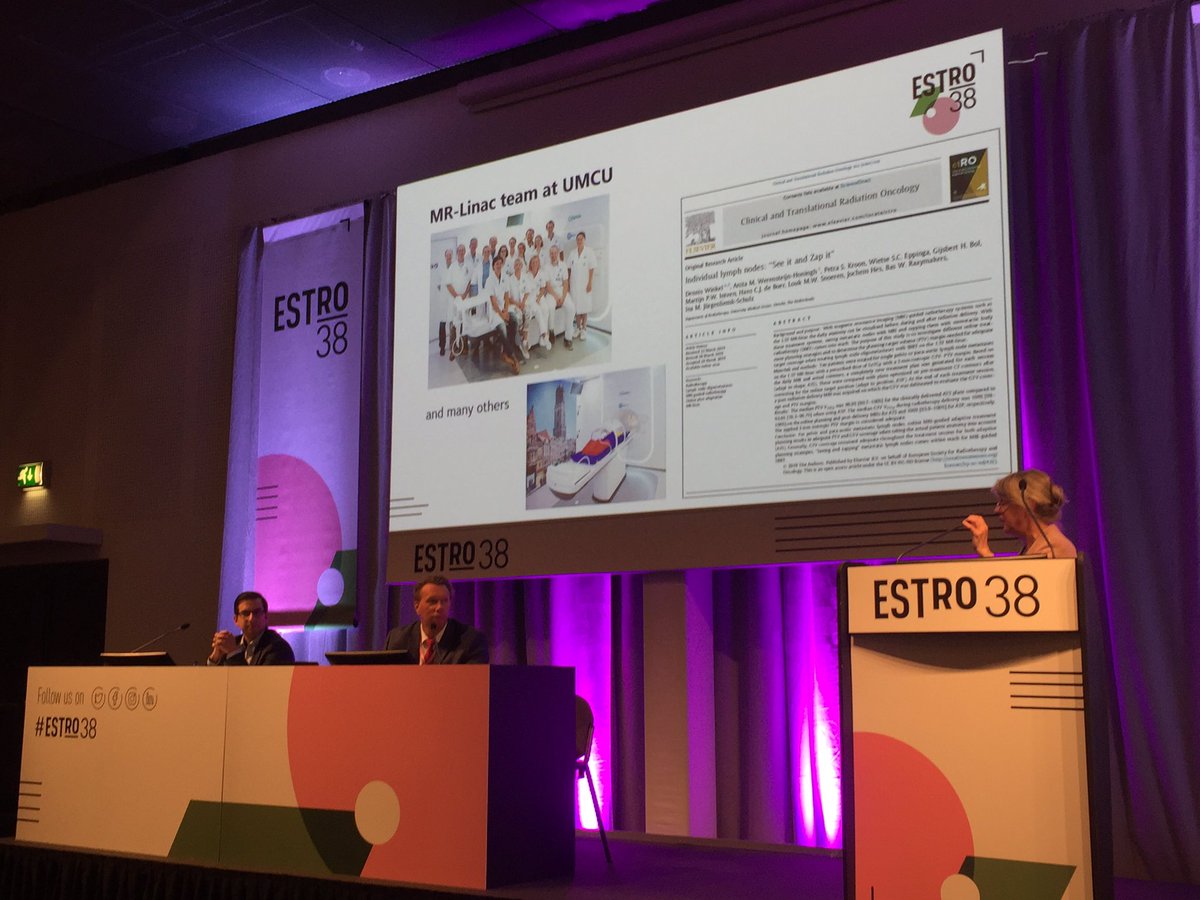 bwraaymakers's tweet image. Finally the entire team that realized the first treatments on #ElektaUnity on stage at #ESTRO2019 (ok, it is indirectly as a photo) with Ina Schulz-Jurgenliemk, well deserved!
