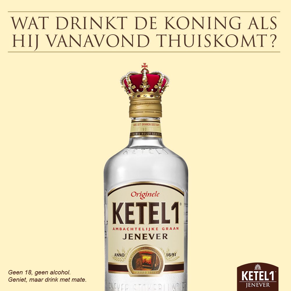 Proost op de koning! Fijne koningsdag 2019 #koningsdag #ketel1jenever