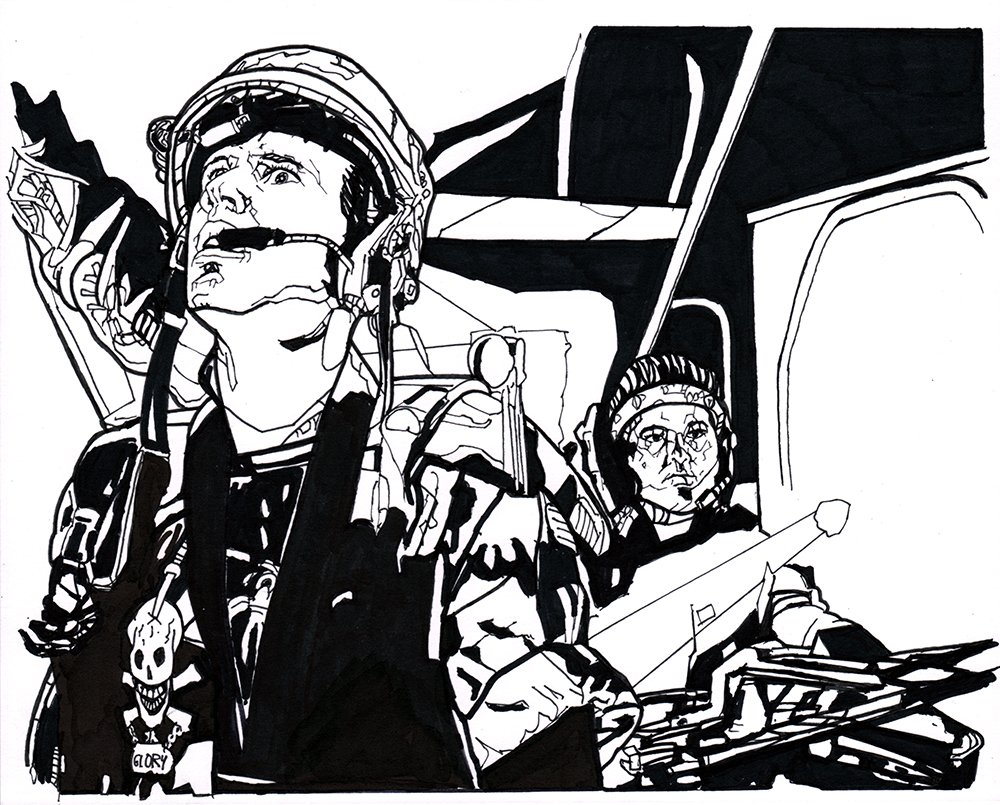 newfleshprints's tweet photo. 4/26 is here again. What be better way to celebrate than with some ALIENS art. ◼ OG-426 ALIENS Art ON Sale Info Newsletter ◼ - https://t.co/bsVsZggiej https://t.co/jM6IF6w1ud