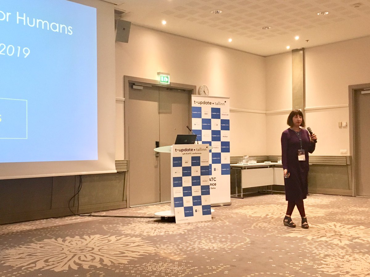 EUATCNews's tweet photo. Machine translation has come a long way, and for some types of texts it’s already proven to be a game-changing innovation. @LauraCasanellas is live at #TUpdate19, sharing her perspectives on where #MT and post-editing is going in the near future. https://t.co/cHh1pl0eYy