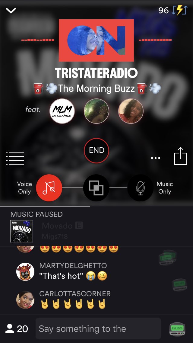 TaffTaffe's tweet photo. Appreciate you guys tuning in to The Morning Buzz weekdays @ 7 on #TRISTATERADIO powered by @STATIONHEAD #Newmusic #EarlyMorning #wakeandbake #localtalent #artistspot #livestreaming #livebroadcast #tunein #weekdays #goodvibes #bitsession #bit #Gym #Work #school https://t.co/U33TtRNCXf