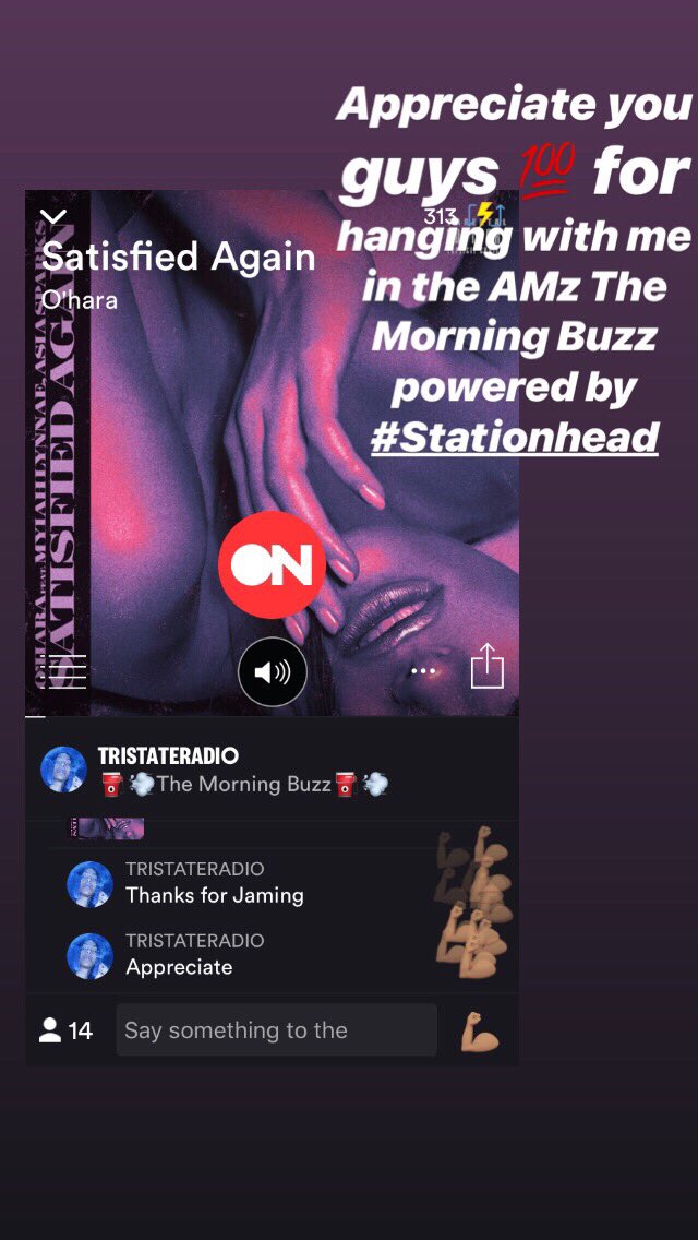 TaffTaffe's tweet photo. Appreciate you guys tuning in to The Morning Buzz weekdays @ 7 on #TRISTATERADIO powered by @STATIONHEAD #Newmusic #EarlyMorning #wakeandbake #localtalent #artistspot #livestreaming #livebroadcast #tunein #weekdays #goodvibes #bitsession #bit #Gym #Work #school https://t.co/U33TtRNCXf