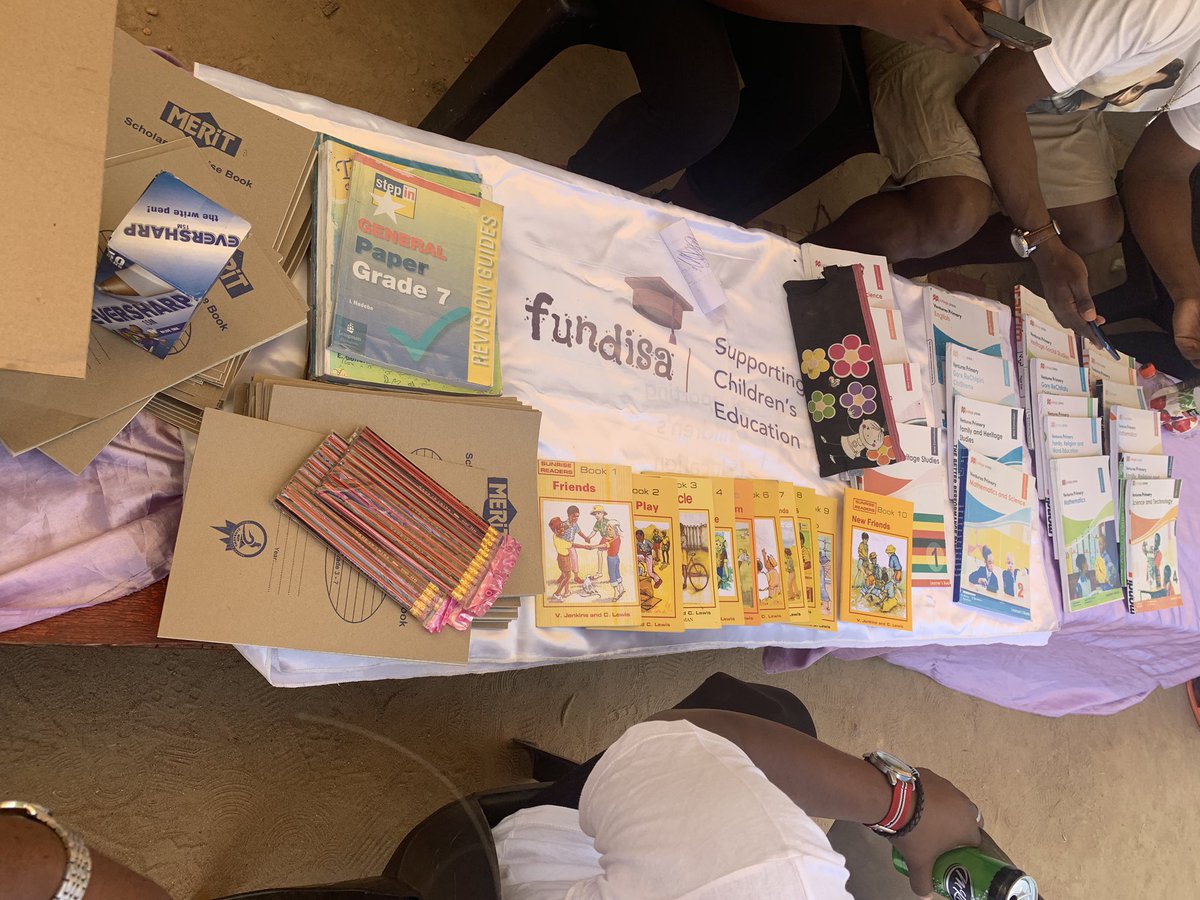 FundisaCF's tweet photo. From the key holders and fridge magnets we sold , we managed to buy text books , stationery and groceries for the kids . We would not have done any of this without your help and support. THANK YOU AND GOD BLESS YOU. #fundisacf https://t.co/LffquEIf81