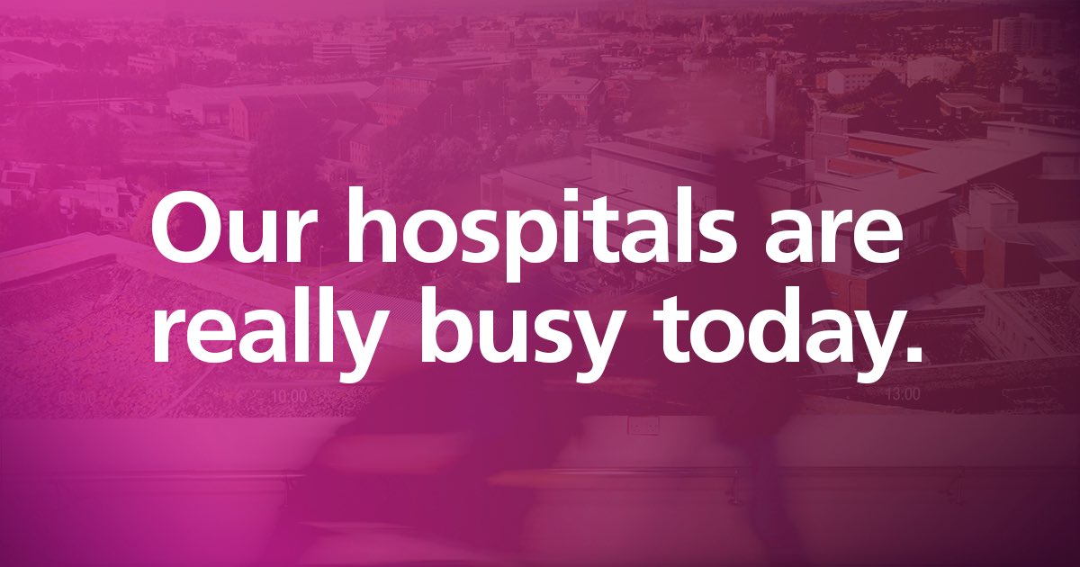 gloshospitals's tweet photo. We're seeing lots of people at our A&amp;E at Gloucestershire Royal Hospital with minor injuries today. Please consider using minor injury units in the community before heading to A&amp;E. Visit: https://t.co/5JlmLzCOs4 for your options. 
@GlosCC @Glos_CareNHS https://t.co/I5aclJamWi