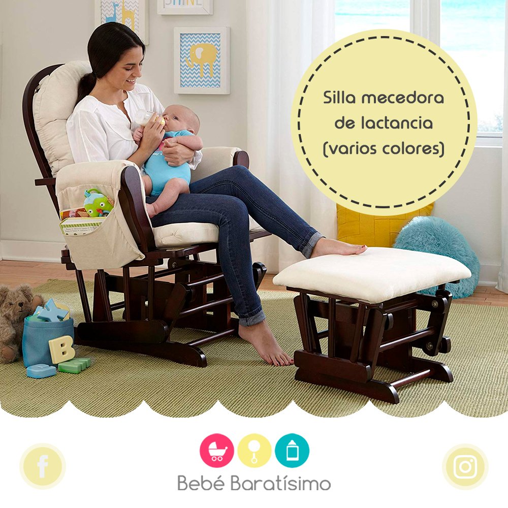 bebebaratisimo's tweet photo. Relaja a tu bebe para un dulce descanso mientras disfrutas de la mayor comodidad. 😌 ¡Ideal para la etapa de #lactancia! la #mecedora esta disponible en varios colores e incluye un descansa pies y bolsas laterales de gran utilidad 👶💜

Ordenala aquí: https://t.co/HldnZ6HWOw https://t.co/DYnTrojMNs