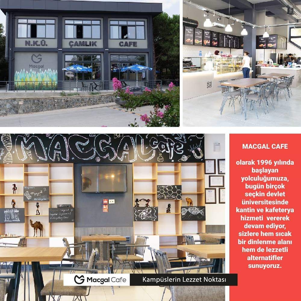 MacgalCafe's tweet photo. MACGAL CAFE olarak 1996 yılında başlayan yolculuğumuza, bugün birçok seçkin devlet üniversitesinde kantin ve kafeterya hizmeti vererek devam ediyor, sizlere hem sıcak bir dinlenme alanı hem de lezzetli alternatifler sunuyoruz.

#macgalcafe #cafe #itü #uü #nkü #ytü #kampüs https://t.co/nQrCfo32GC