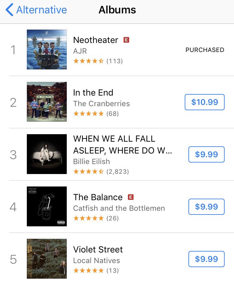 AJRBrothers's tweet photo. Good morning friends. I don’t know about you, but we woke up extremely happy. Putting a mountain of work into something, and then getting a mountain of appreciation back is just unreal. NUMBER 1 ALTERNATIVE ALBUM! https://t.co/iE2eRsmYfy https://t.co/78RwCbNyIA