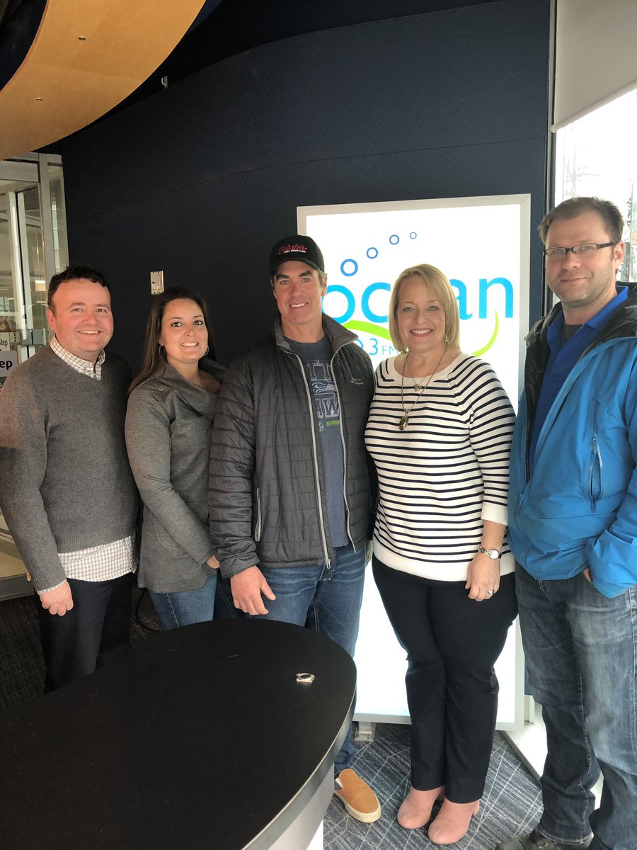 Campbellsfish's tweet photo. PEI lobster fishers are gearing up for the spring season which begins next week! It was great to be in studio this morning with @Ocean100! #PEI https://t.co/Q9Fzn1bwkw