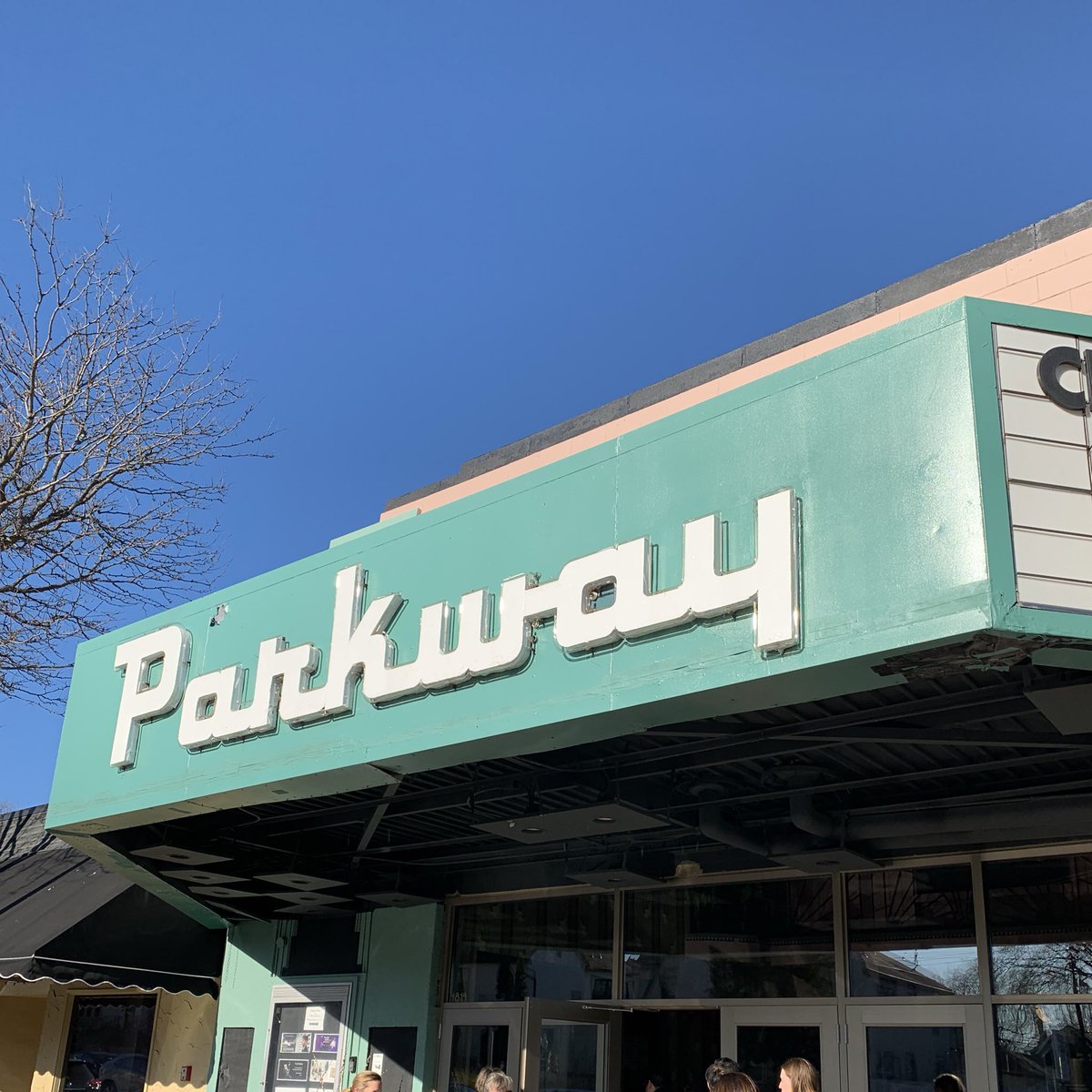 schraml's tweet image. Everything’s better in a theatre. #cmmsp #creativemornings