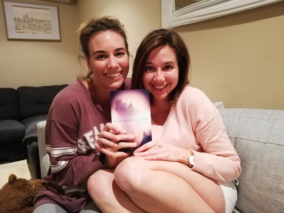 MaireFisher's tweet photo. I'm having such a brilliant time in Oz with my brother @PaulDoolan7! Spending the night with the daughters of a beloved friend. Last night with the son of another beloved friend. Noah came along for the ride... #TheEnumerations settles in with two gorgeous girls. https://t.co/zBrVangxiX