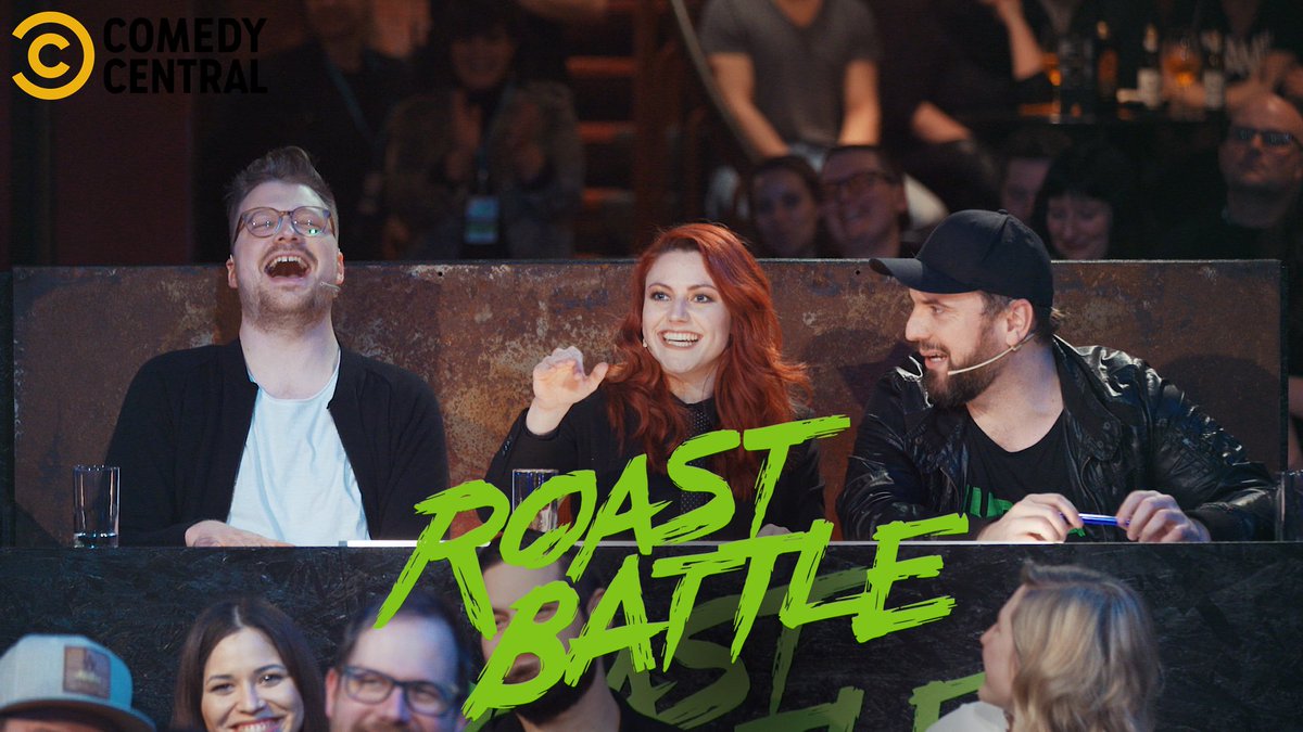 shashatainment's tweet photo. Tahnee sitzt in der Jury des Comedy Roast Battle in Deutschland! Ab dem 27. April 2019 startet der Battle auf Comedy Central. Es treten jeweils 2 Comedians gegeneinander an und werden von einer exzellenten Jury zerfetzt. #tahnee #comedy #standupcomedy #roastbattle #comedycentral https://t.co/OHqpeJfy9l