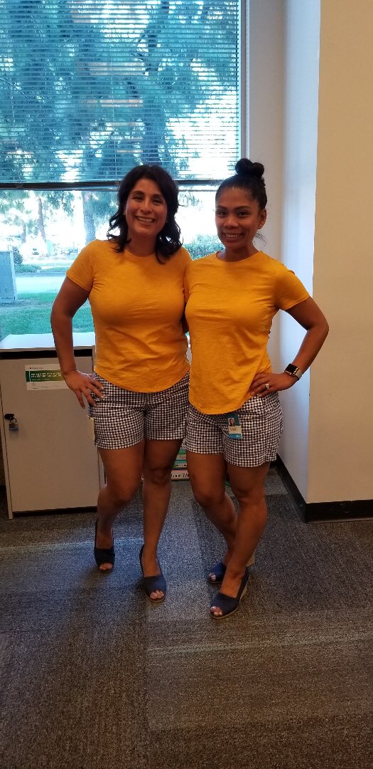 Twin day at AT&amp;T <a href="/CerritosPride/">Cerritos Pride</a>