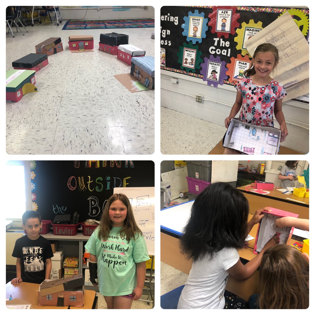 shondaabc123's tweet photo. Ss acting as architects, learned about teamwork , empathy & how to use STEM skills to design a Tiny House Community for homeless & displaced families. @MSCSTrojans @hpelem #stem #empathy #PBL #realworldproblemsolvers https://t.co/Qd2tFIGIyf