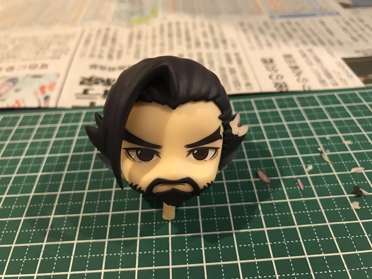 ひいらぎ ねんどろいど改造 ベースとして使用したのは オーバーウォッチの ハンゾー ねんどろいど は所持経験ありますが 改造は初めてなのでなるべくあまり触らなくて済みそうな髪型を選びました T Co Jcbr5xb9oe Twitter