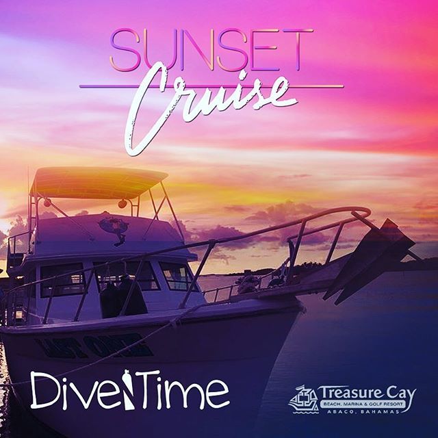 TreasureCayRsrt's tweet photo. sunset Cruise anybody? Tomorrow from 6-8pm departing directly from the Treasure Cay marina. Please call Dive Time Abaco at 365-8888 for reservations and more info. #treasurecay #outislands #bahamas #divetimeabaco #sunsetcruise #getouthere #wanderlust https://t.co/DcdN52E1c3 https://t.co/XiCBJQtqNP