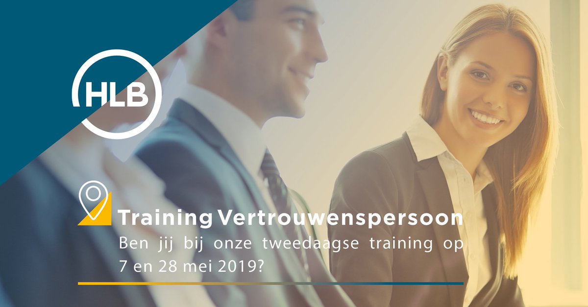 RMeesters's tweet photo. Over 11 dagen organiseert HLB Van Daal een praktische en leerzame training voor uw (toekomstige) vertrouwenspersoon op ons kantoor in Dongen. 
Er zijn nog beperkte plekken beschikbaar. Wilt u meer weten of uzelf aanmelden? https://t.co/8LvGzjsuOO https://t.co/t4xoGVASPp