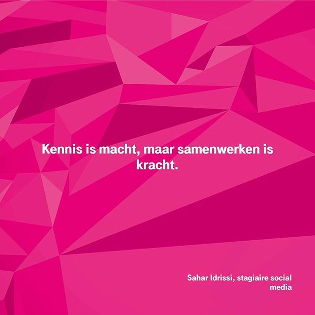 Afgelopen week heb ik geleerd dat afdeling Social meer doet dan alleen de social media kanalen beheren. Zij werken samen met verschillende afdelingen van het bedrijf en er komen mooie ideeën uit. Ieder van het team houdt zich bezig met een bepaald onderw… bit.ly/2J5rLph