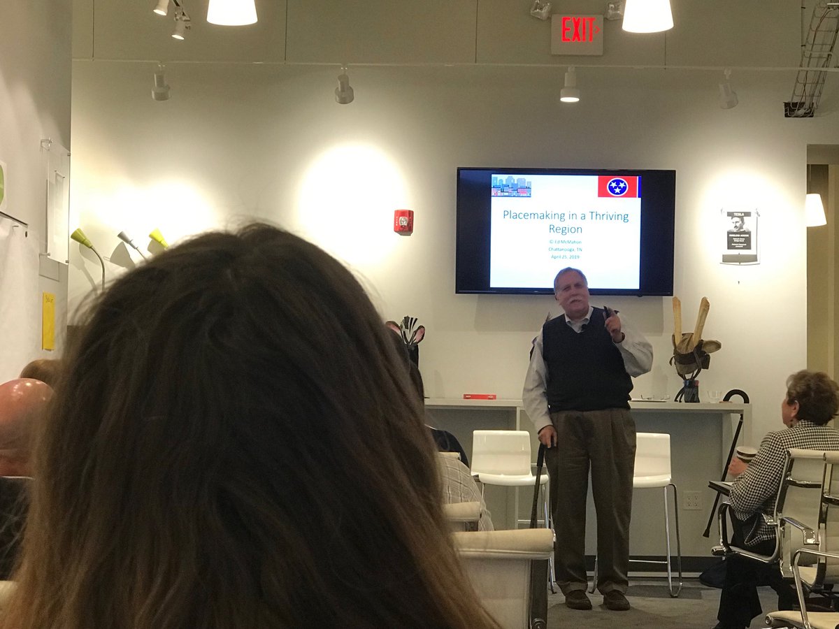 Thrilled to have Ed McMahon inspire the Thriving Communities with their vibrancy strategy development ⁦<a href="/BridgeInnovate/">Bridge Innovate</a>⁩ ⁦@ThrivingRegion⁩