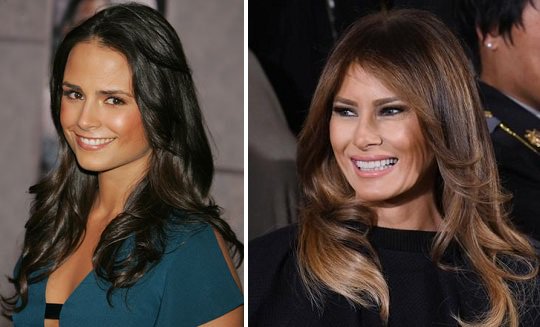  HAPPY BIRTHDAY !  Jordana Brewster  and  Melania Trump 