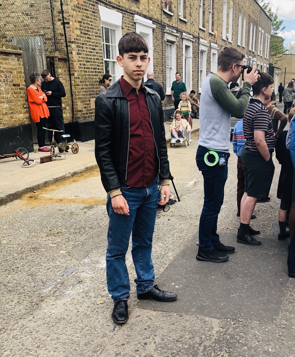 One of students, Oscar, in his 60s gear...having a great day on set with <a href="/The_Wayback_/">@the_Wayback_</a> incredible VR movie to help people with dementia.