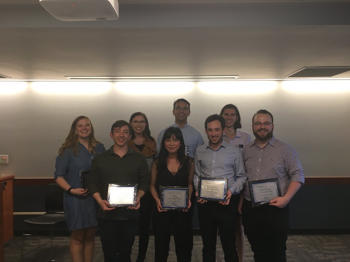 bluejayPHIL's tweet photo. Eruditio awardees for Undergraduate Research in Philosophy https://t.co/K1W8T3FWWy