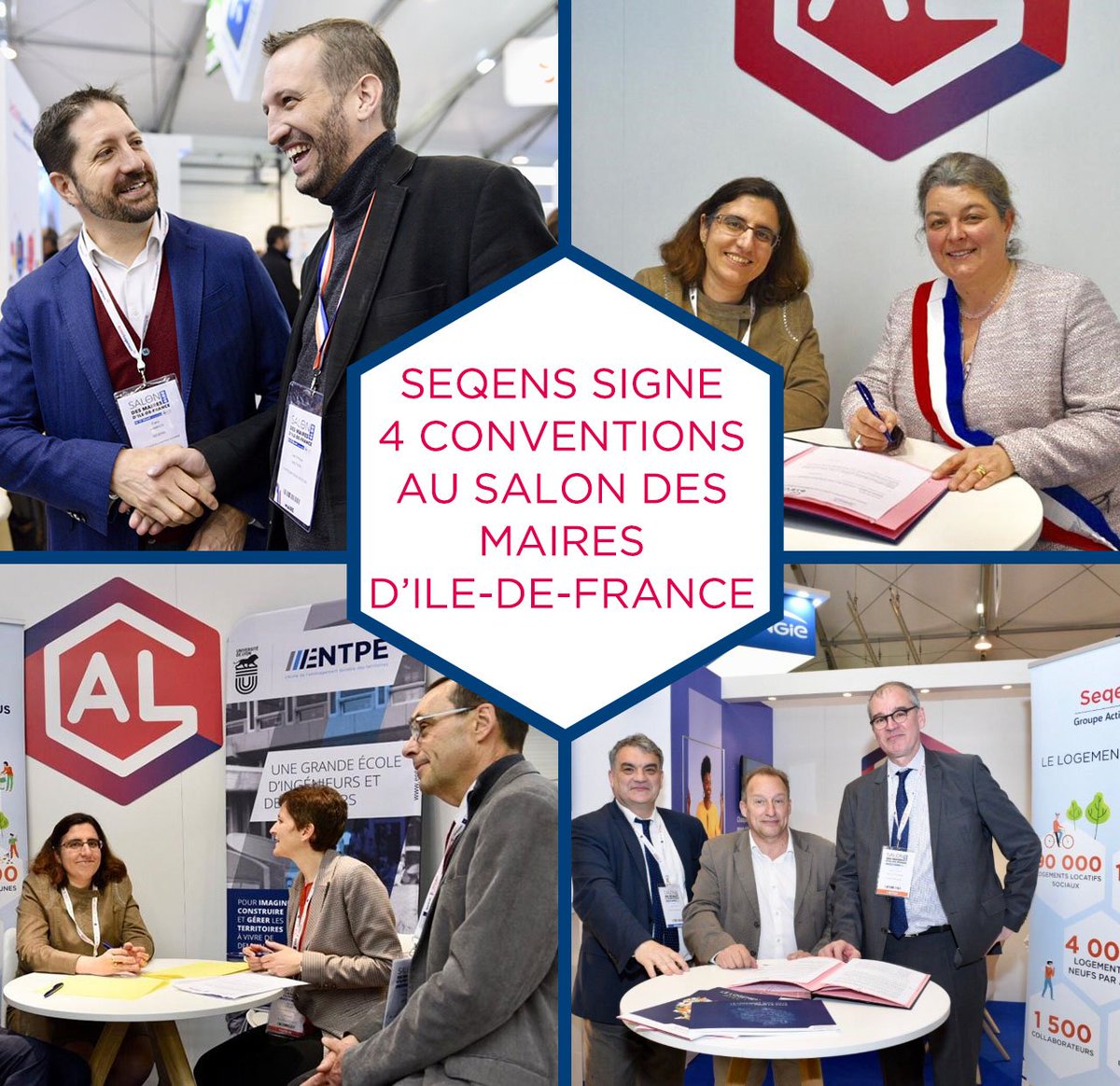 #Seqens, partenaire innovant, avec la signature lors du #SMIDF2019, de 4 conventions pour développer plusieurs #labs autour du #logementsocial en IDF  Découvrez le #CommuniquéDePresse ➡️ bit.ly/2VqGfXk