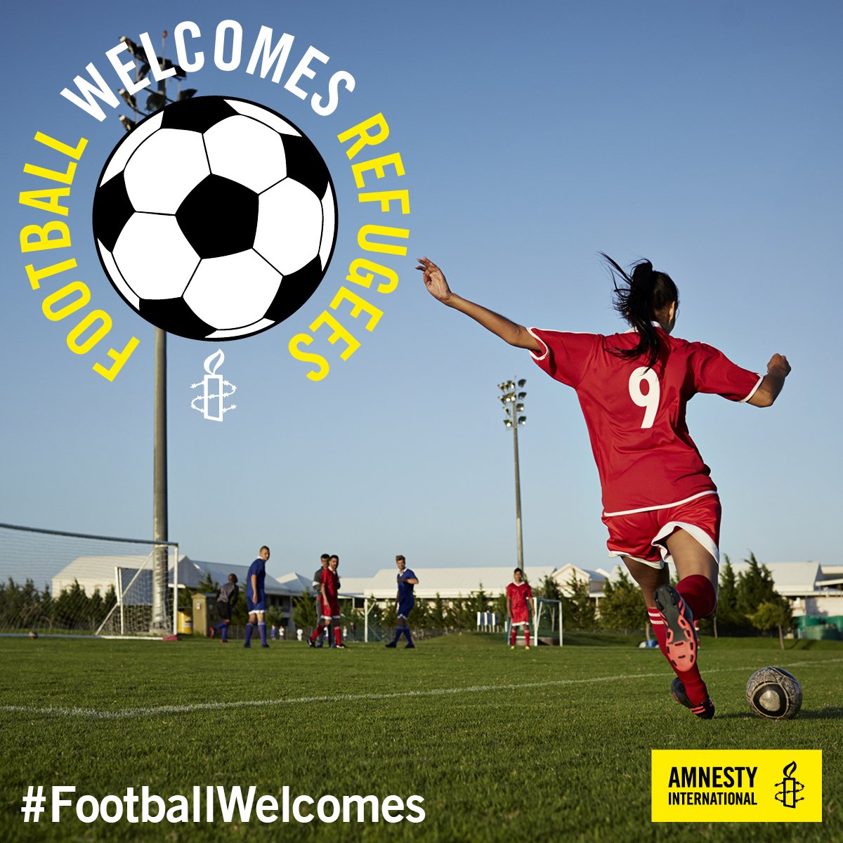 We're proud to be taking part in @AmnestyUK's #FootballWelcomes initiative this weekend. 18 refugees from our partner schools programme have been provided with tickets for today's #MUNCHE fixture at Old Trafford.

⚽ Find out more: amnesty.org.uk/football-welco…