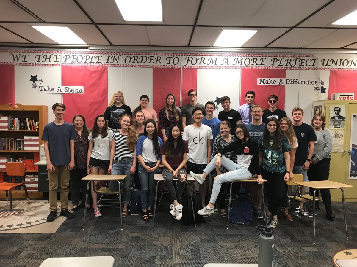 Good luck to our State Champion We The People team heading off to Washington DC to compete!#campusofchampions