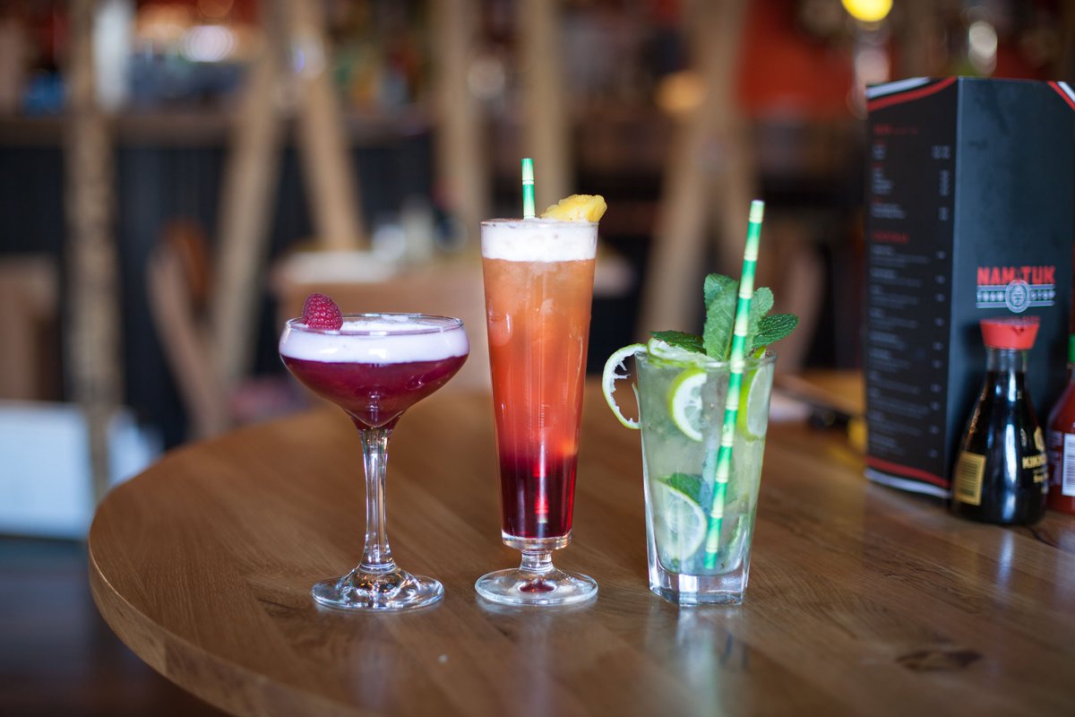 It's not just authentic tasty Eastern dishes on our menu we have beautiful cocktails too 🍹 

From lychee martinis 🍋 to fresh mandarin 🍊 daiquiris be sure to try them next time you visit