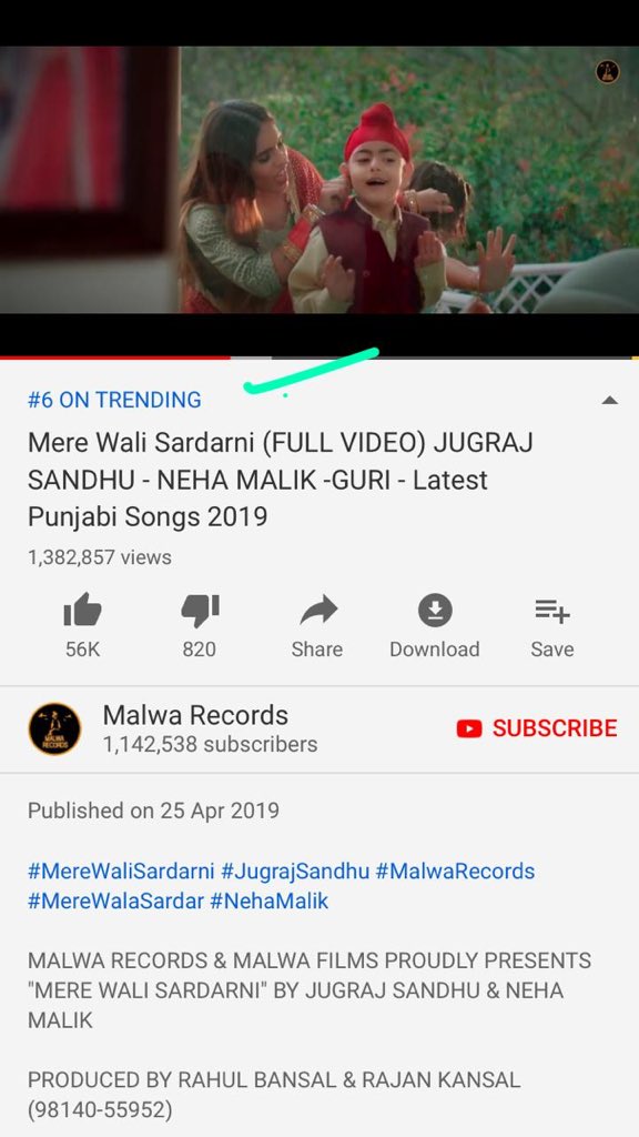 RahulSantoshb's tweet photo. It’s trending now #merewalisardarni @official_jugraj https://t.co/z8lnHPOdhH