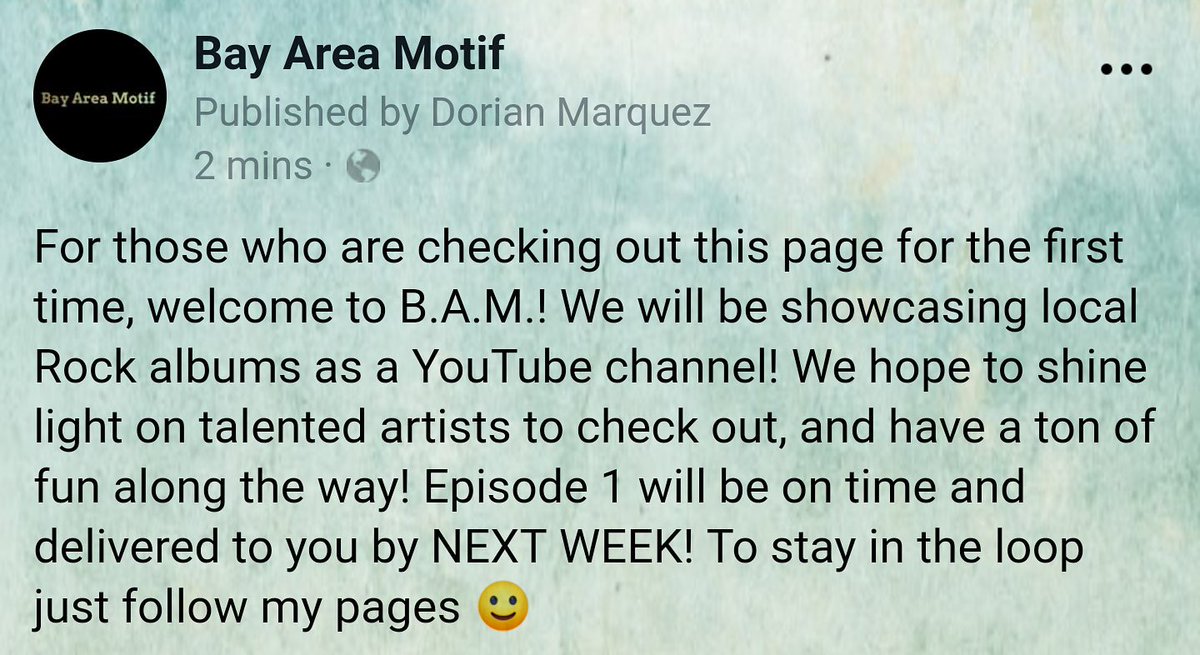 BayAreaMotif's tweet photo. More updates to come! #bayareamusic #bayareamotif #sanjose #rockmusic https://t.co/yRssd5Z7xZ