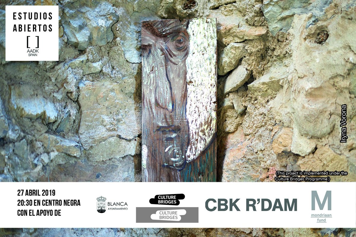 27-Abril 20:30h #EstudiosAbiertos en #CentroNegra. Iryna Vorona (proyecto implementado gracias a <a href="/_culturebridges/">Culture Bridges</a>); Jo Lorente; Florian Braakman (apoyado por <a href="/MondriaanFonds/">Mondriaan Fonds</a>); Sarah Rose Guitian (apoyada por @CBKRotterdam) y Joong Yong Kim + Mijin Hyun. aadk.es/noticias/estud…
