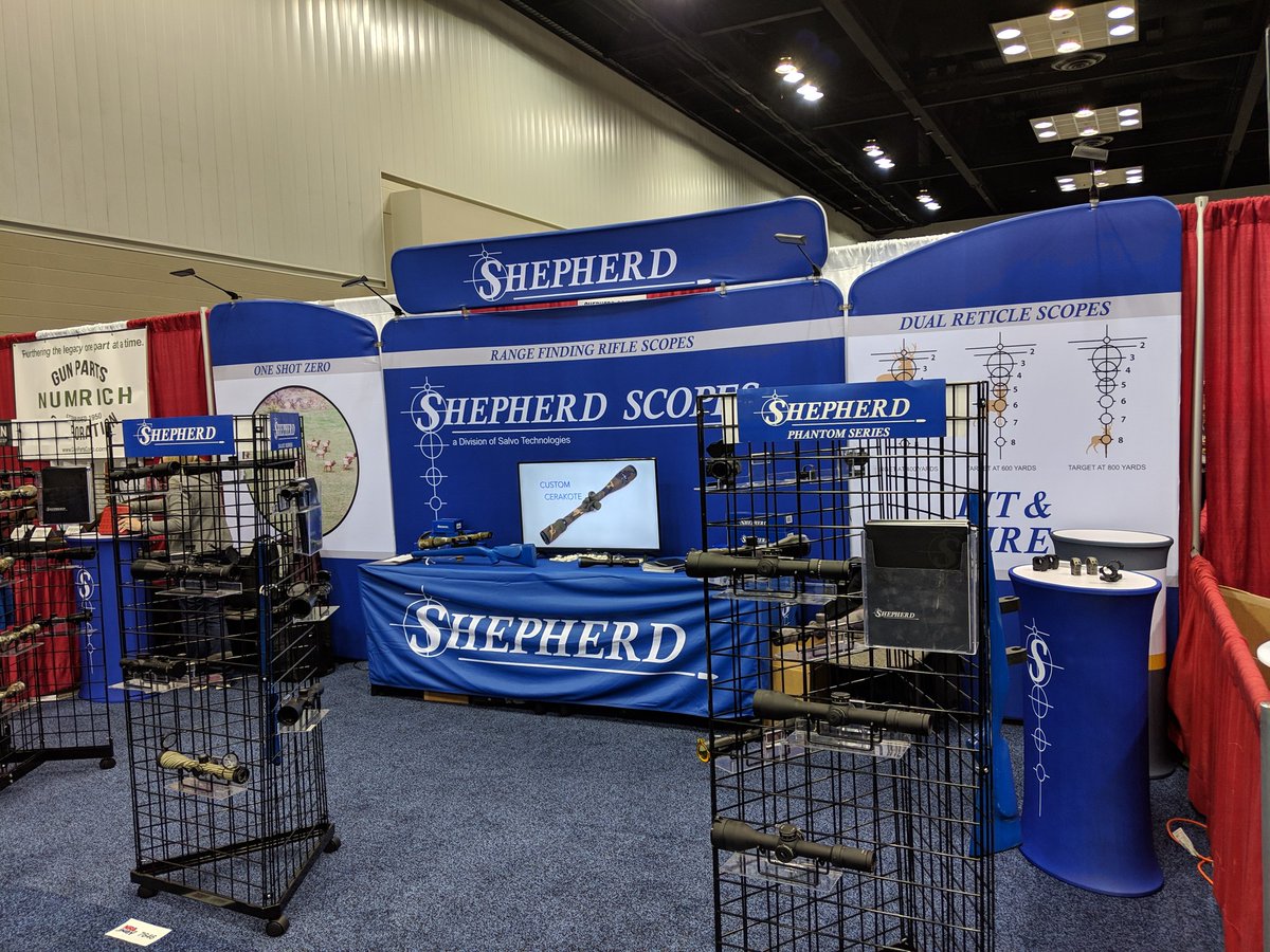 Shepherdscopes's tweet photo. Day 1 of exhibits just opened! If you're at the NRA Show in Indy, come see us at booth 7646. We'll be here 'til 6pm!
#shepherdscopes #nrashow2019 #nra #nationalrifleassociation #oneshotzero #riflescopes #rangefindingriflescopes #rangefindingscope #dualreticle #dualreticlescope https://t.co/U9xLrr8T4b
