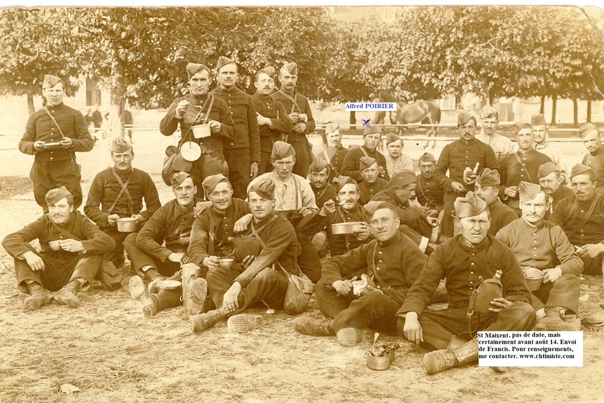 Le_Chtimiste's tweet photo. St Maixent - Alfred POIRIER du 114e régiment d'infanterie a été fait prisonnier en 1915, et envoyé en Allemagne pour travailler dans une ferme aux environs de Münster. #Chtimiste #Infanterie19141918 #114eRI https://t.co/3dkbc9IgrJ