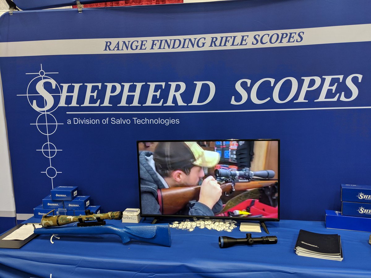 Shepherdscopes's tweet photo. Day 1 of exhibits just opened! If you're at the NRA Show in Indy, come see us at booth 7646. We'll be here 'til 6pm!
#shepherdscopes #nrashow2019 #nra #nationalrifleassociation #oneshotzero #riflescopes #rangefindingriflescopes #rangefindingscope #dualreticle #dualreticlescope https://t.co/U9xLrr8T4b