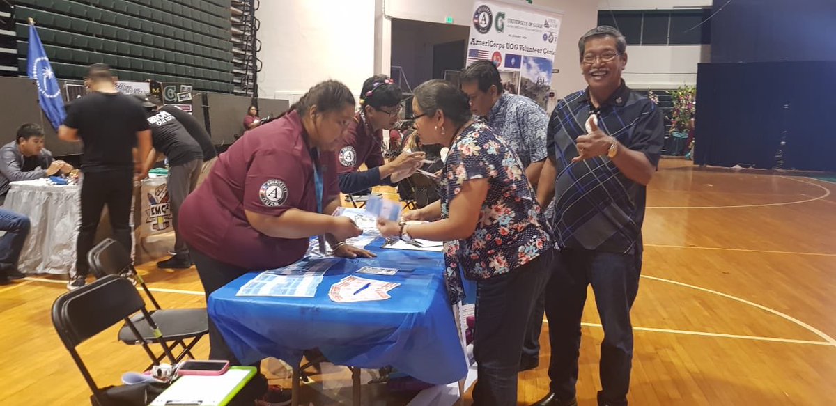ServeGuam's tweet photo. SGC along with AmeriCorps UOG took part at the “Tritons Out Loud” event, presented by UOG, in celebration of diversity.
We showcased our projects to the community and disseminated information on member recruitment with our upcoming programs. https://t.co/CK4C5rE6Gc