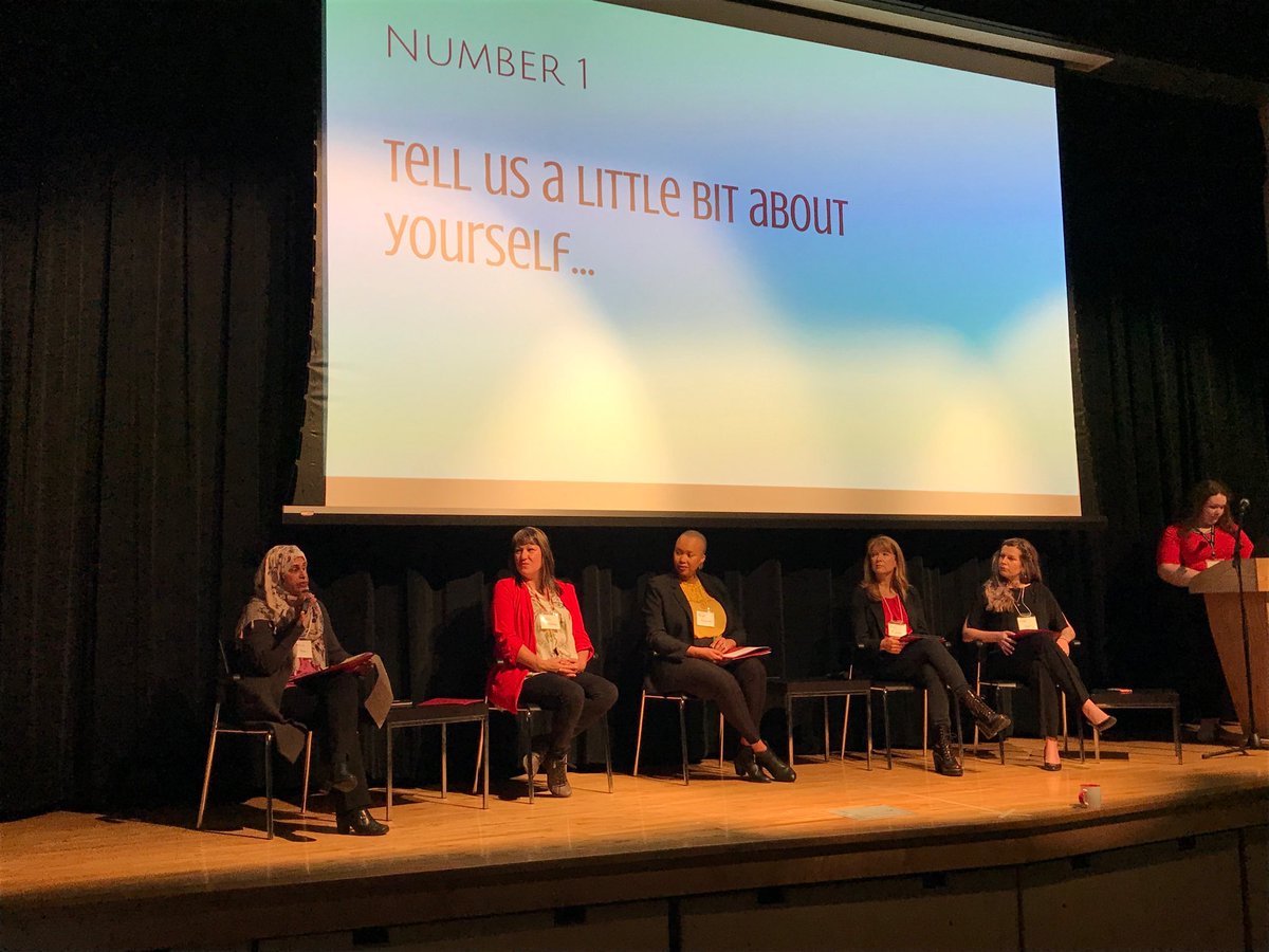 JenMTomlin's tweet photo. Thank you to the strong, diverse, passionate panelists for sharing your dreams, goals and accomplishments with us today #cho2019 #kprconnects #ONEL ⁦@kprschools⁩ ⁦@CCIwolves⁩ https://t.co/hocEZaAKsh