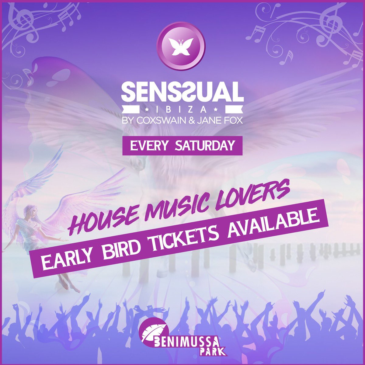 SenssualRecord's tweet photo. Get your tickets online!
Senssual Ibiza at Benimussa Park !
#senssualrecords #senssualibiza #everysaturday #benimussapark #ibiza #residency #2019 #earlybirdtickets #online #tickets #ticketmaster #ibizaspotlight #music #openair #coxswain #janefox #magickingdom #housemusic https://t.co/VVvaI7H0Ec